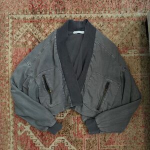 Young Fabulous & Broke YFB Fara Jacket Grey Small